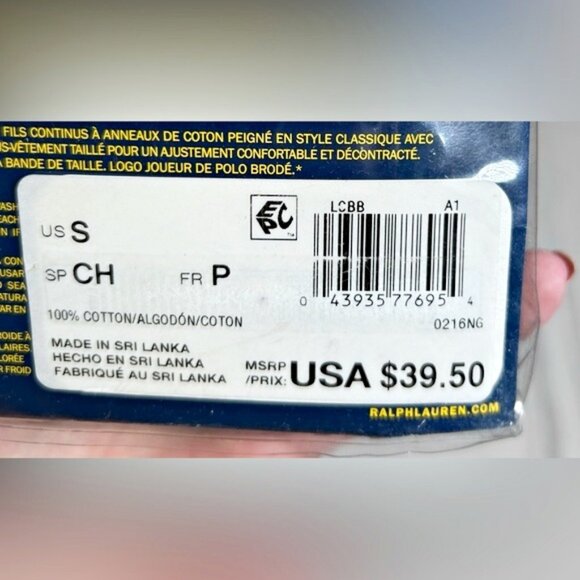 Polo Ralph Lauren 3 Pack Mens Classic Fit Cotton Boxer Briefs~S~New - Picture 3 of 3